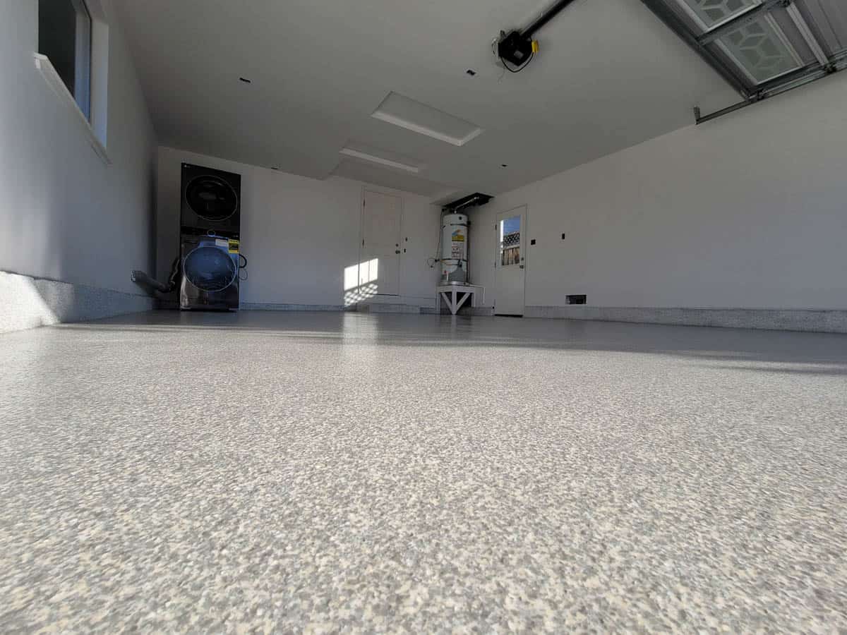 Epoxy flakes residential