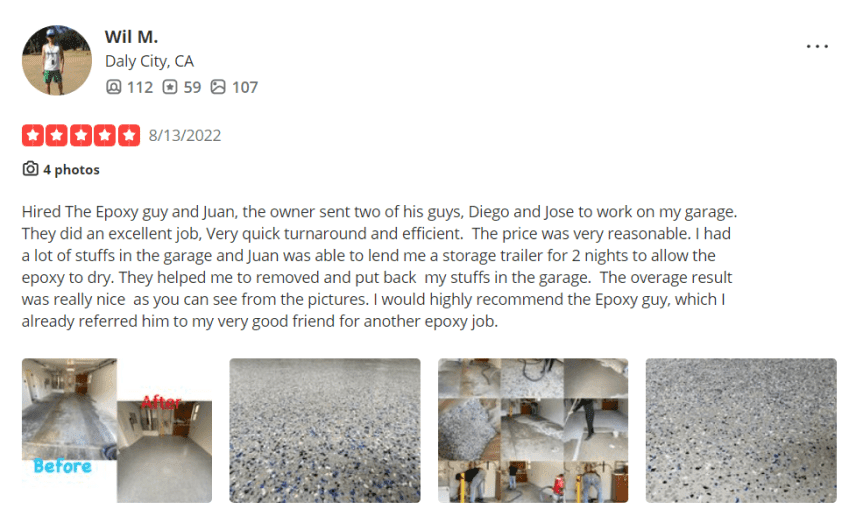 Customer review